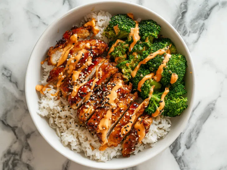 Healthy Sticky Chicken Bowl Recipe