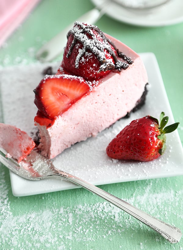 Chocolate Strawberry Cheesecake Recipe